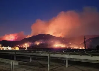 Evacuation orders lifted as crews slow spread of wildfire near Los Angeles
